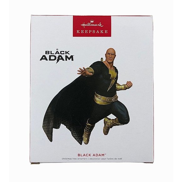 Hallmark Ornament Black Adam 2022 DC Comics Superhero Movie Dwayne Johnson New - Picture 1 of 10